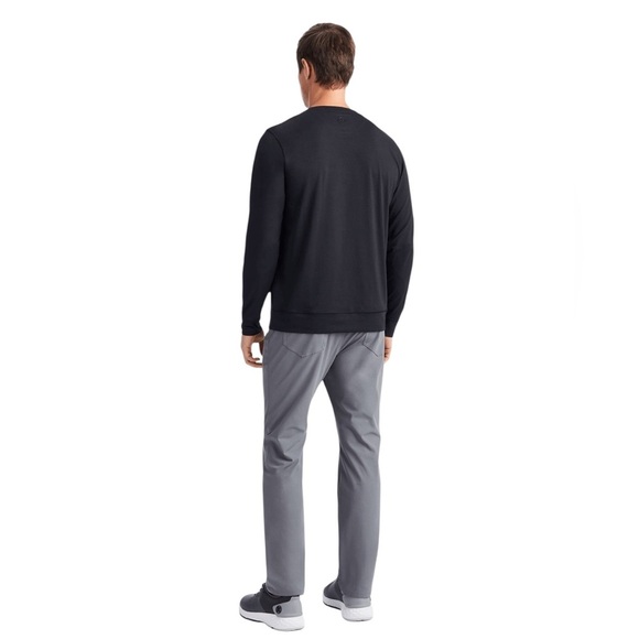 G/FORE Men's Onyx Luxe Crewneck Mid Layer - Picture 3 of 5